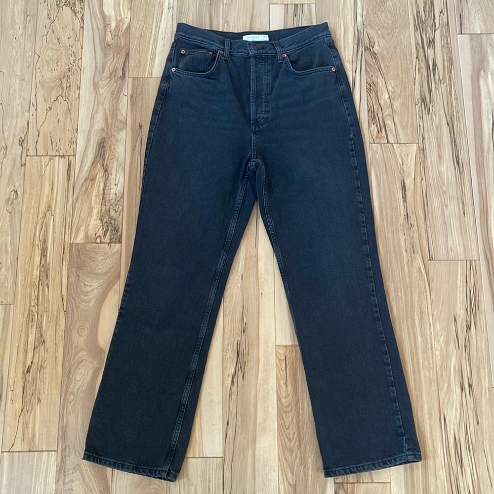 Topshop High-Rise Black Jeans